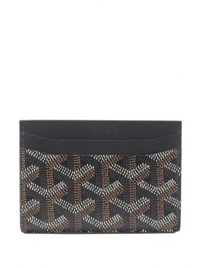 Pre-owned Goyard 2020s Saint Sulpice Card Case In Black