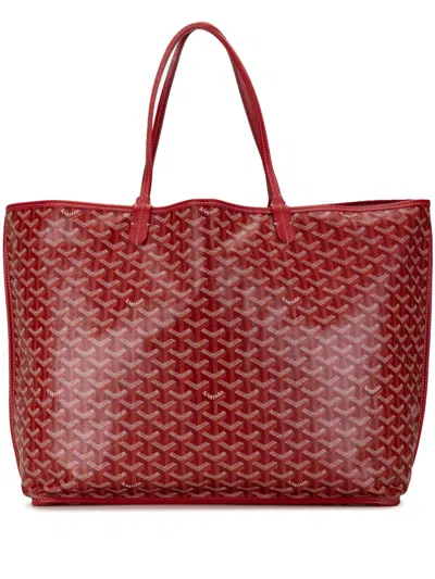 Pre-owned Goyard 2021 Ine Artois Gm Tote Bag In Red