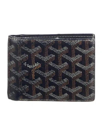 Pre-owned Goyard 2021 Ine Bifold Wallet In Blue