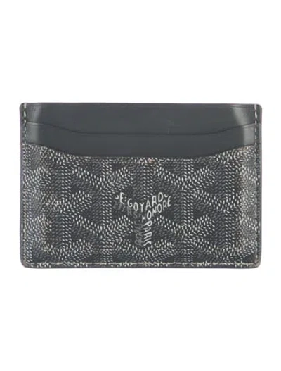 Pre-owned Goyard 2021 Ine Card Holder In Grey