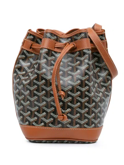 Pre-owned Goyard 2021 Ine Petit Flot Bucket Bag In 黑色