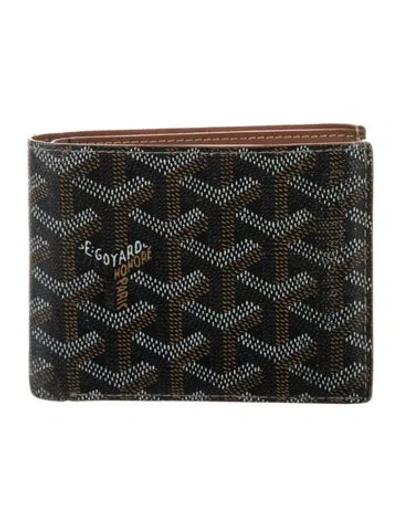 Pre-owned Goyard 2021 Ine Victoire Bifold Wallet In Black