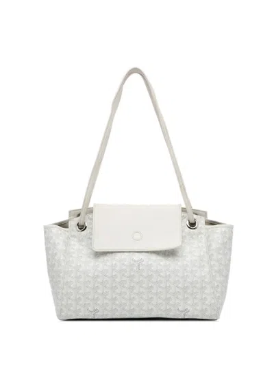 Pre-owned Goyard 2021   Ine Rouette Pm Shoulder Bag In White