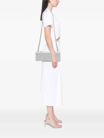 Pre-owned Goyard 2021-2026 Ine Saint Honore Trunk Bag Crossbody Bag In White