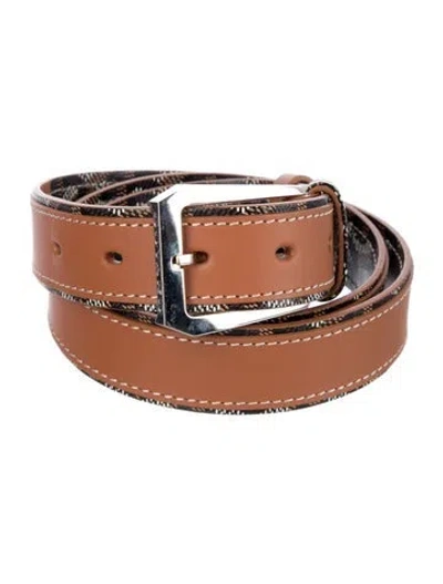 Pre-owned Goyard 2022 Ine Belt In Brown