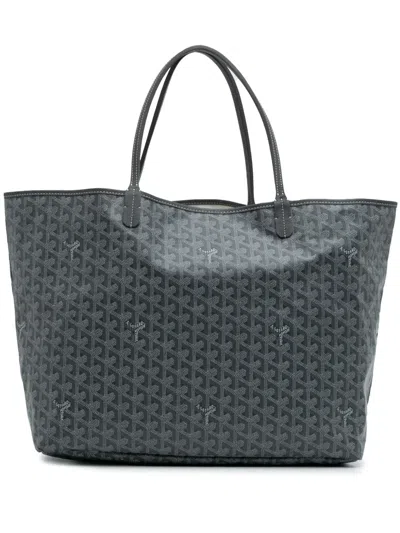 Pre-owned Goyard 2022 Ine Saint Louis Gm Tote Bag In Gray