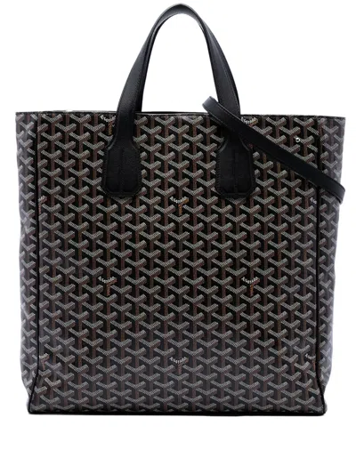 Pre-owned Goyard 2022 Ine Voltaire Iii Satchel In Black