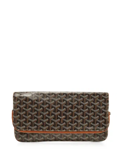 Pre-owned Goyard 2022 Sainte Marie Ine Clutch Bag In Brown