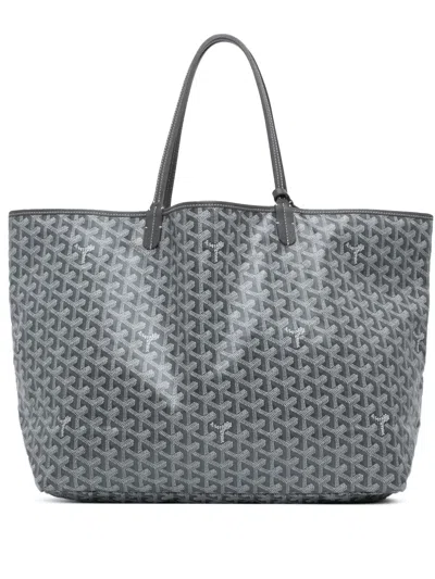 Pre-owned Goyard 2023 Ine Saint Louis Gm Tote Bag In 灰色