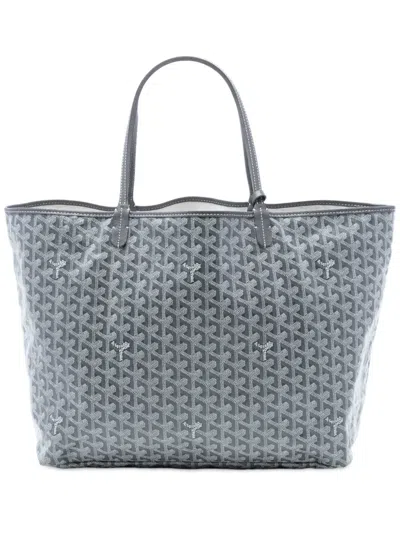 Pre-owned Goyard 2023 Ine Saint Louis Gm Tote Bag In Gray