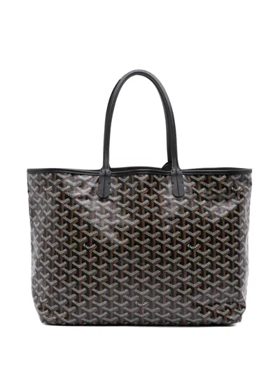 Pre-owned Goyard 2023 Ine Saint Louis Pm Tote Bag In Black