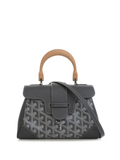Pre-owned Goyard 2023 Mini Ine Saigon Souple Satchel In Gray