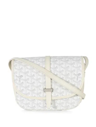 Pre-owned Goyard 2023 Pm Belvedere Ii Ine Shoulder Bag In White