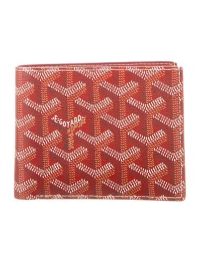 Pre-owned Goyard 2023 Saint Florentine Wallet W/ Tags In Red