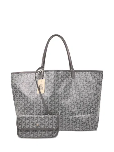 Pre-owned Goyard 2023 Saint Louis Gm Tote Bag In Gray
