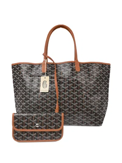 Pre-owned Goyard 2023 Saint Louis Pm Tote Bag In Brown