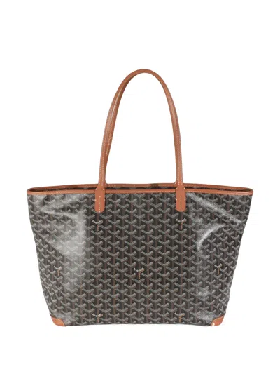 Pre-owned Goyard 2024 Artois Mm Ine Tote Bag In Brown