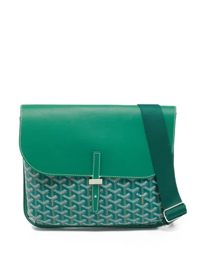 Pre-owned Goyard 2024 Coursier Ine Messenger Bag In Green