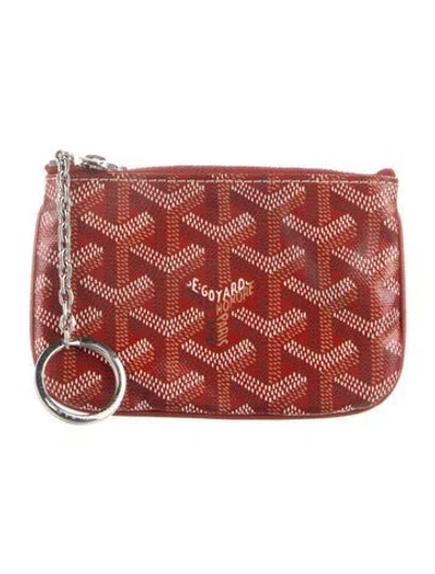 Pre-owned Goyard 2024 Ine Pouch In Red