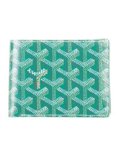 Pre-owned Goyard 2024 Ine Victoire Bifold Wallet In Green