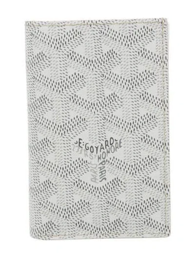 Pre-owned Goyard 2024 Saint Pierre Card Holder Card Holder In White