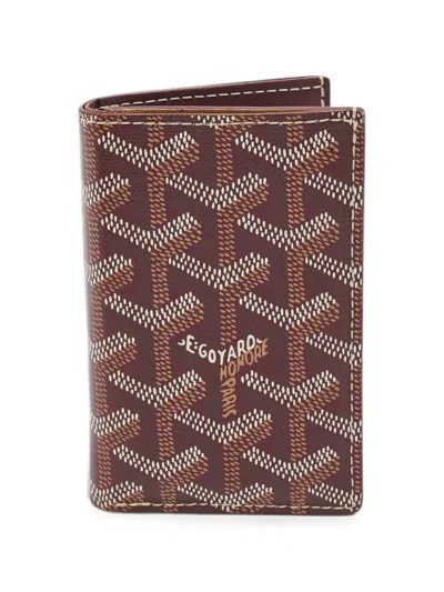 Pre-owned Goyard 2024 Saint Pierre Card Holder In Red