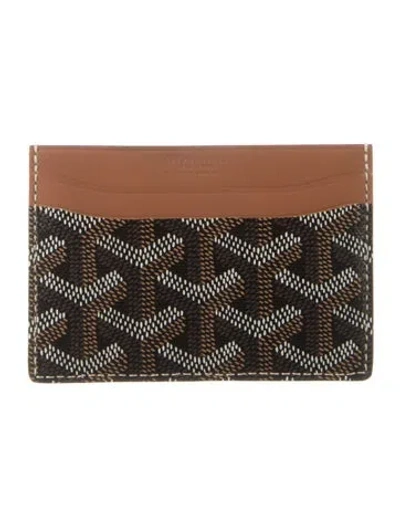Pre-owned Goyard 2024 Saint Sulpice Card Holder In Black