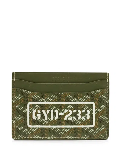Pre-owned Goyard 2024 Saint Sulpice Ine Card Holder In Green