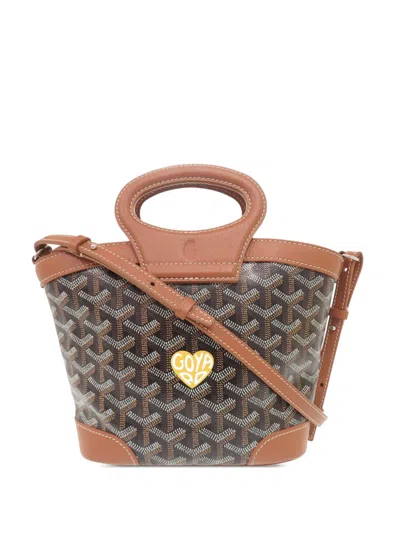 Pre-owned Goyard 2025 Mini Ine Beluga Satchel In Brown