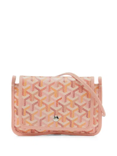 Pre-owned Goyard 2025 Plumet Ine Pocket Wallet In Pink