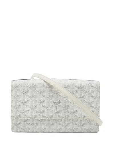Pre-owned Goyard 2025 Small Varenne Ine Crossbody Bag In White