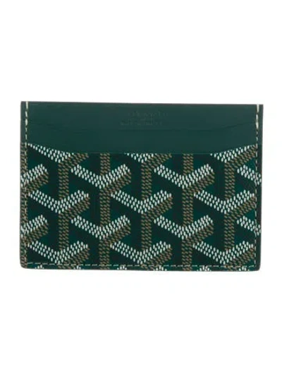 Pre-owned Goyard 2026 Saint Sulpice Card Holder W/ Tags In Green