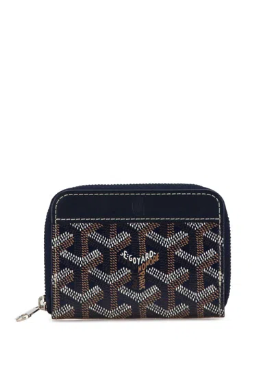 Pre-owned Goyard 21st Century Ine Matignon Pm Small Wallets In Black