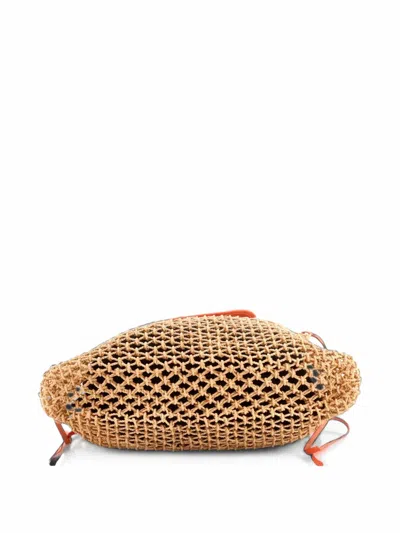 Pre-owned Goyard Aligre Bag Raffia Net With Coated Canvas Tote Bag In Pink