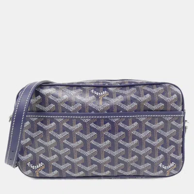 Pre-owned Goyard Ama Capvert Shoulder Bag In Blue