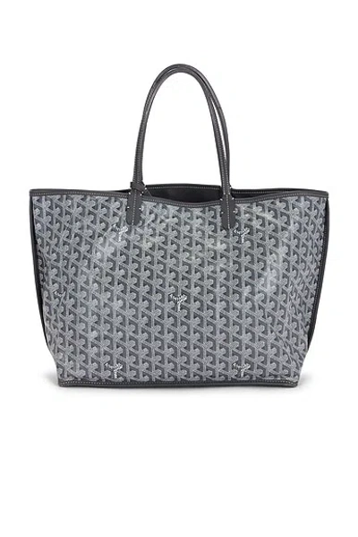 Pre-owned Goyard Anjou Reversible Pm Tote Bag In Gray