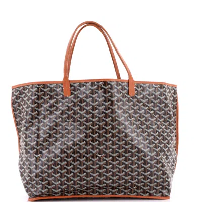 Goyard Anjou Reversible Tote Coated Canvas Gm In Gray