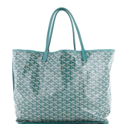 Goyard Anjou Reversible Tote Coated Canvas Gm In Blue