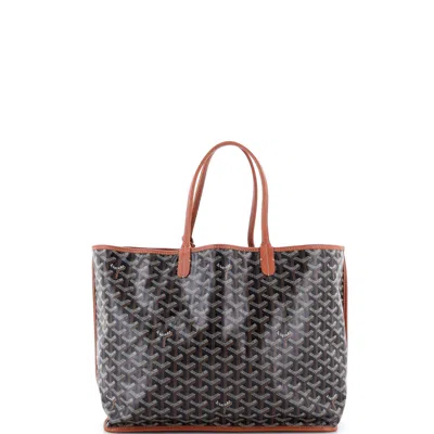 Goyard Anjou Reversible Tote Coated Canvas Pm In Brown