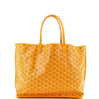 Goyard Anjou Reversible Tote Coated Canvas Pm In Yellow