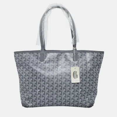 Pre-owned Goyard Artois Pm Tote Bag In Gray