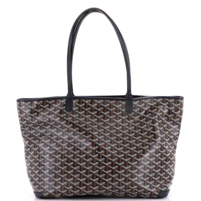 Goyard Artois Tote Coated Canvas Mm In Brown