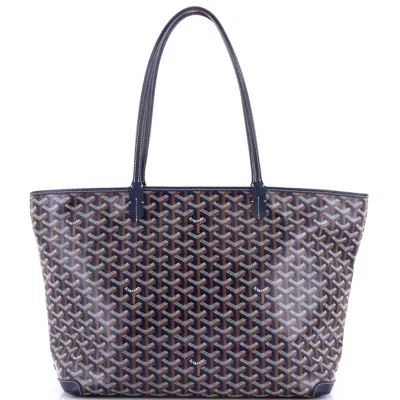 Goyard Artois Tote Coated Canvas Mm In Blue