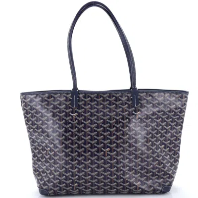 Goyard Artois Tote Coated Canvas Mm In Blue
