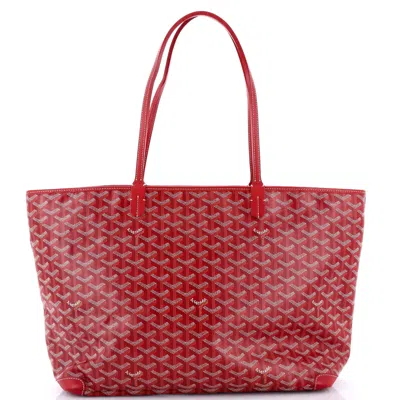Goyard Artois Tote Coated Canvas Mm In Red