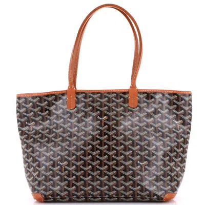 Goyard Artois Tote Coated Canvas Pm In Black