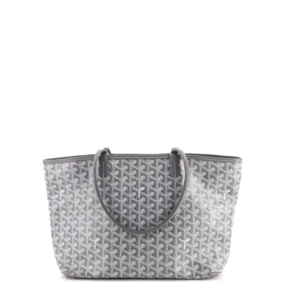 Goyard Artois Tote Coated Canvas Pm In Gray