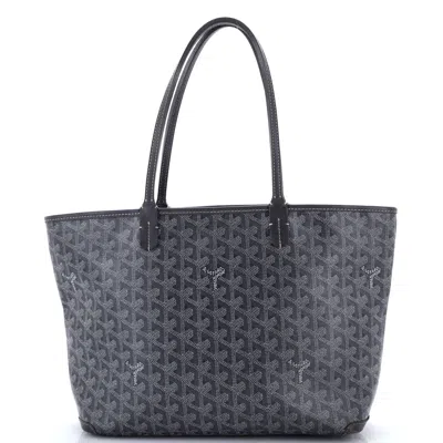 Goyard Artois Tote Coated Canvas Pm In Grey