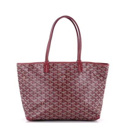 Goyard Artois Tote Coated Canvas Pm In Red