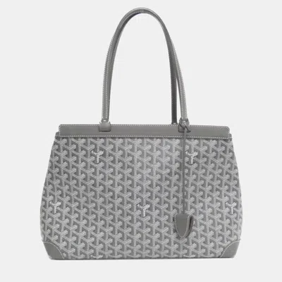 Pre-owned Goyard Belle Chasse Beyond Pm Handbag In Gray